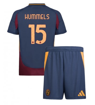 AS Roma Mats Hummels #15 Tercera Equipación Niños 2024-25 Manga Corta (+ Pantalones cortos)